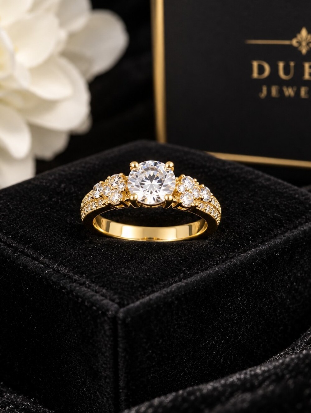 Elegant Gold and Silver Women's Ring